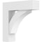 Ekena Millwork Standard Thorton Architectural Grade PVC Bracket with Block Ends, 3"W x 14"D x 14"H BKTP03X14X14THR05 - alternate 1